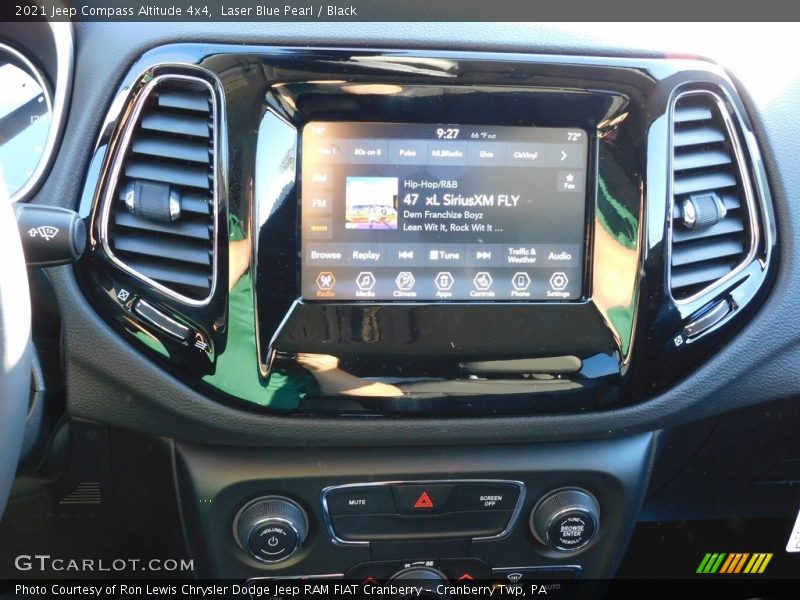 Laser Blue Pearl / Black 2021 Jeep Compass Altitude 4x4