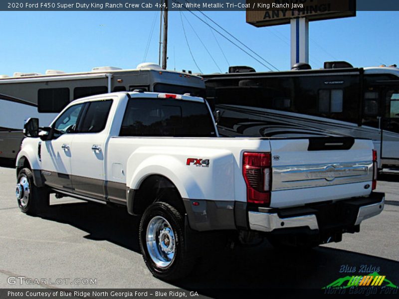 Star White Metallic Tri-Coat / King Ranch Java 2020 Ford F450 Super Duty King Ranch Crew Cab 4x4