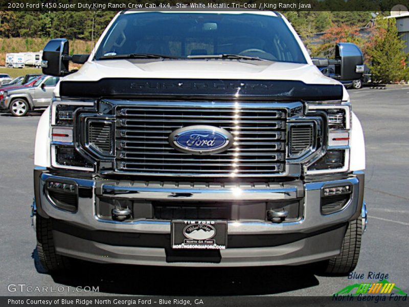 Star White Metallic Tri-Coat / King Ranch Java 2020 Ford F450 Super Duty King Ranch Crew Cab 4x4