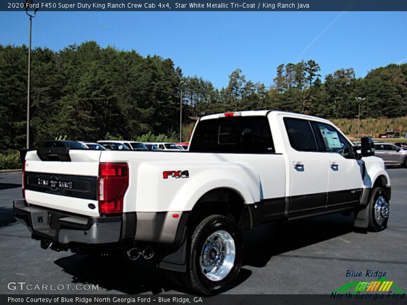 Star White Metallic Tri-Coat / King Ranch Java 2020 Ford F450 Super Duty King Ranch Crew Cab 4x4