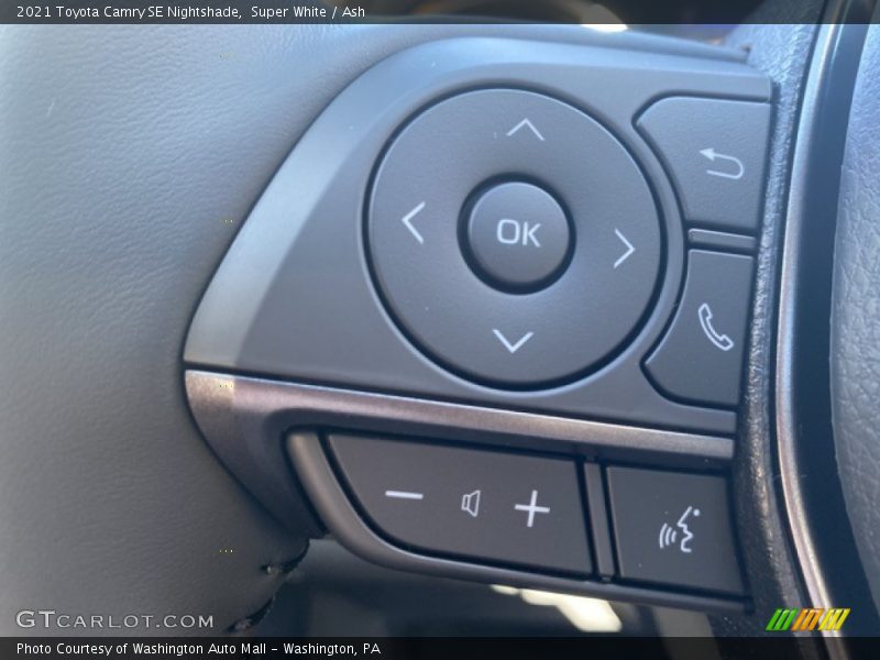 Super White / Ash 2021 Toyota Camry SE Nightshade