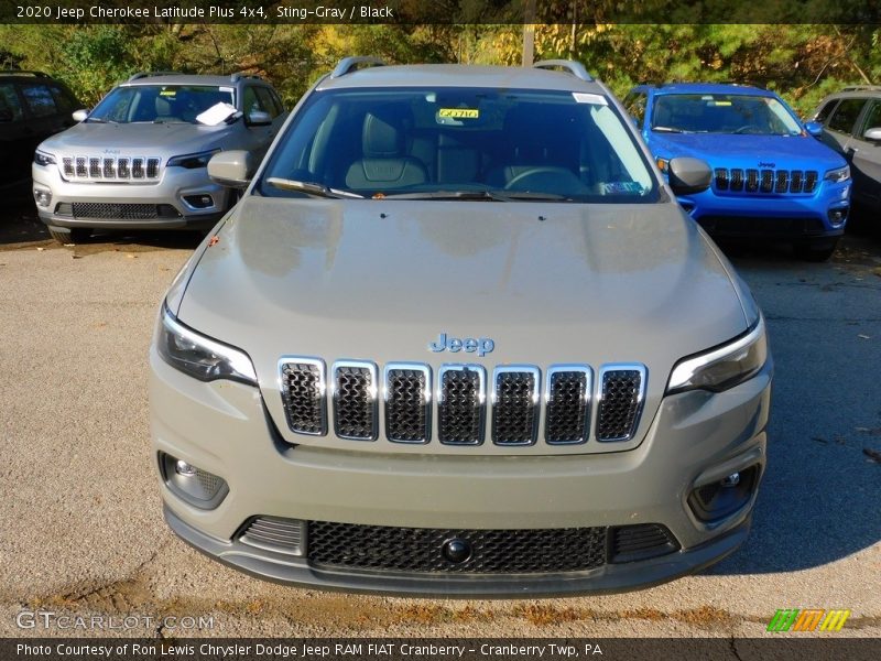 Sting-Gray / Black 2020 Jeep Cherokee Latitude Plus 4x4