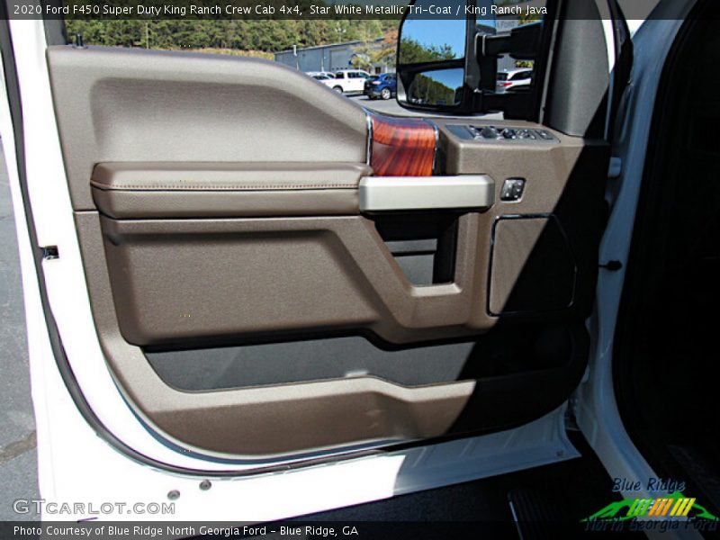 Star White Metallic Tri-Coat / King Ranch Java 2020 Ford F450 Super Duty King Ranch Crew Cab 4x4