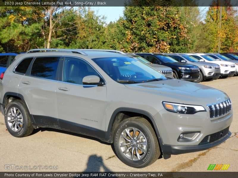 Sting-Gray / Black 2020 Jeep Cherokee Latitude Plus 4x4