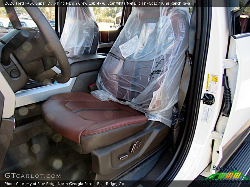 Star White Metallic Tri-Coat / King Ranch Java 2020 Ford F450 Super Duty King Ranch Crew Cab 4x4