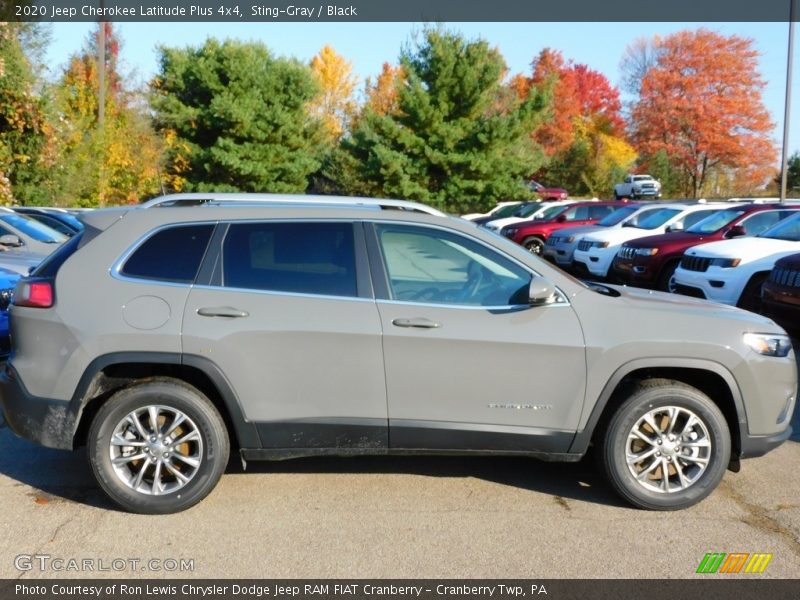 Sting-Gray / Black 2020 Jeep Cherokee Latitude Plus 4x4
