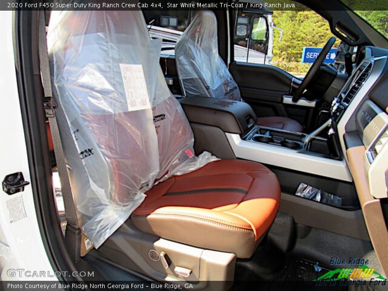 Star White Metallic Tri-Coat / King Ranch Java 2020 Ford F450 Super Duty King Ranch Crew Cab 4x4