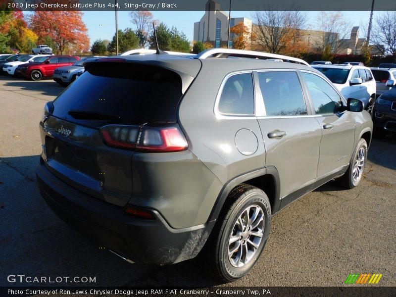 Sting-Gray / Black 2020 Jeep Cherokee Latitude Plus 4x4