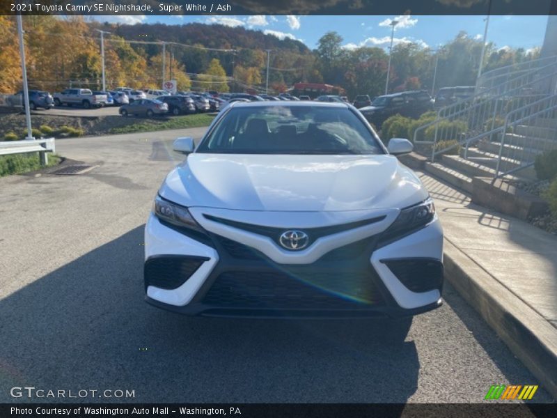 Super White / Ash 2021 Toyota Camry SE Nightshade