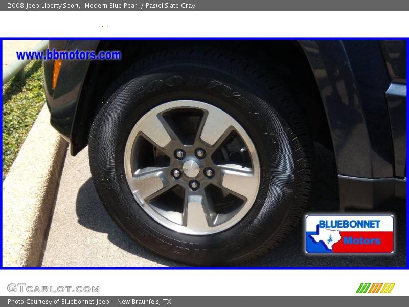 Modern Blue Pearl / Pastel Slate Gray 2008 Jeep Liberty Sport