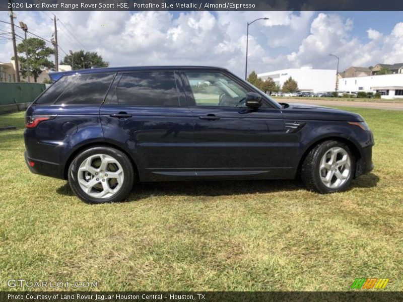 Portofino Blue Metallic / Almond/Espresso 2020 Land Rover Range Rover Sport HSE