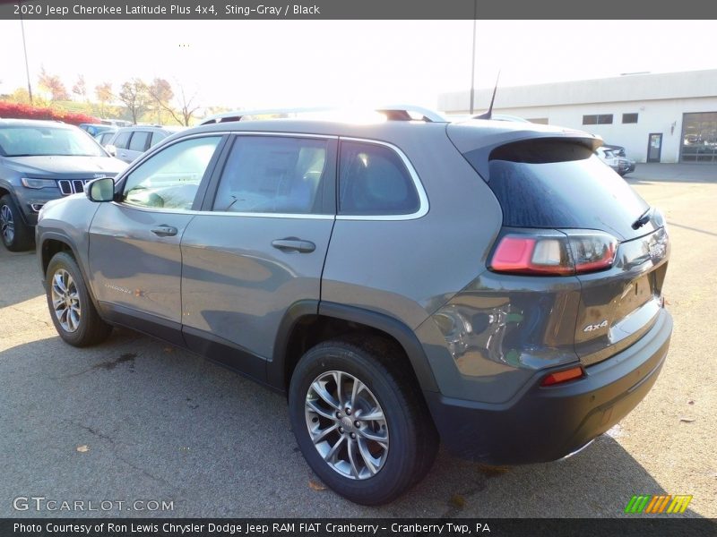 Sting-Gray / Black 2020 Jeep Cherokee Latitude Plus 4x4