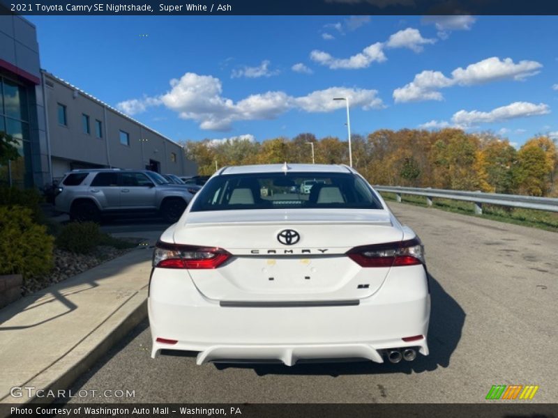 Super White / Ash 2021 Toyota Camry SE Nightshade