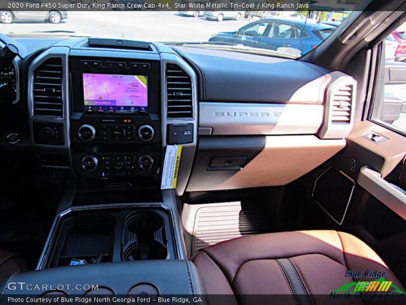 Star White Metallic Tri-Coat / King Ranch Java 2020 Ford F450 Super Duty King Ranch Crew Cab 4x4