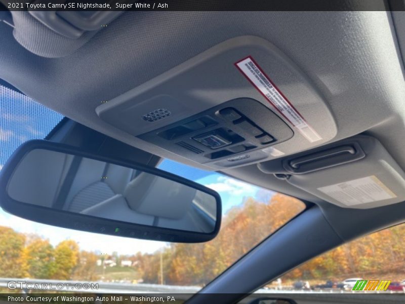 Super White / Ash 2021 Toyota Camry SE Nightshade