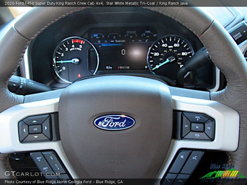 Star White Metallic Tri-Coat / King Ranch Java 2020 Ford F450 Super Duty King Ranch Crew Cab 4x4