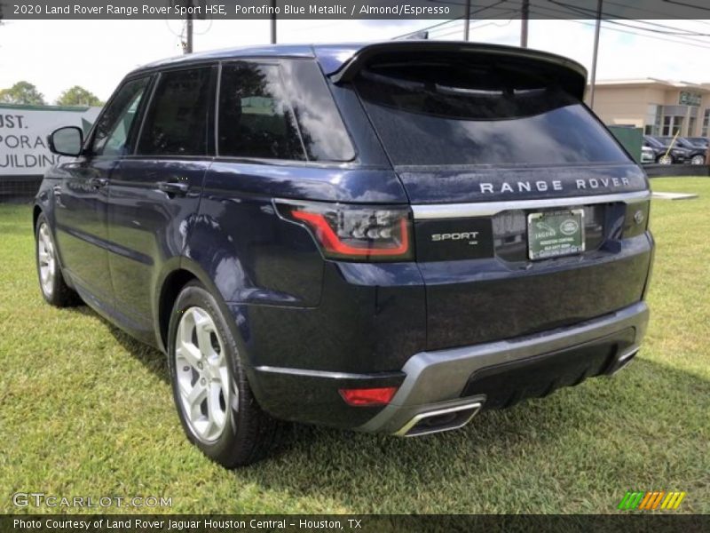 Portofino Blue Metallic / Almond/Espresso 2020 Land Rover Range Rover Sport HSE