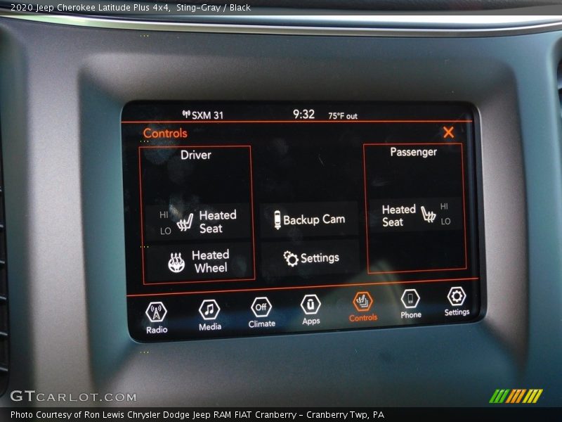 Sting-Gray / Black 2020 Jeep Cherokee Latitude Plus 4x4