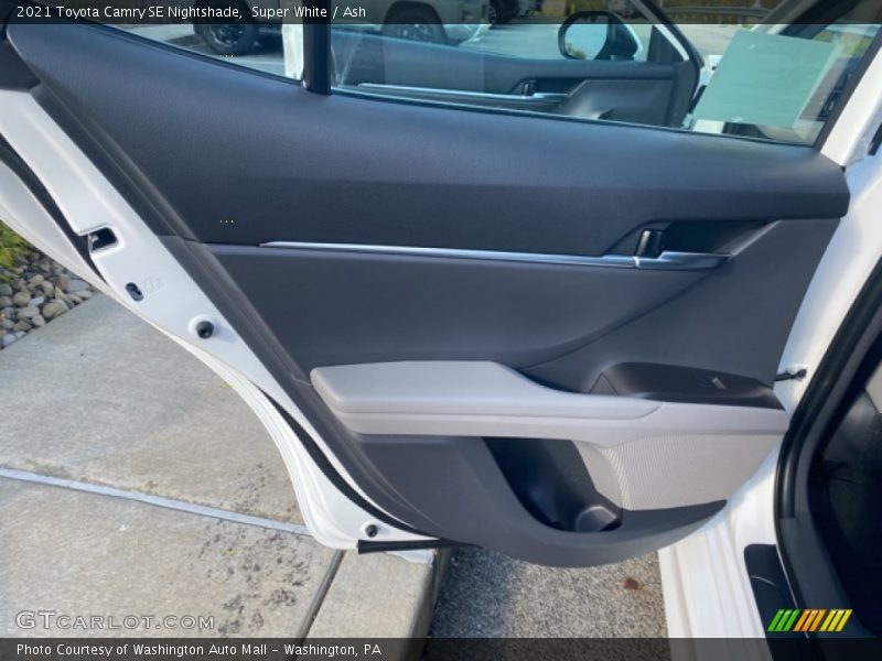 Super White / Ash 2021 Toyota Camry SE Nightshade