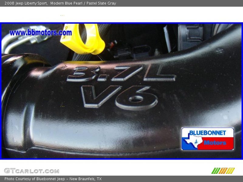 Modern Blue Pearl / Pastel Slate Gray 2008 Jeep Liberty Sport