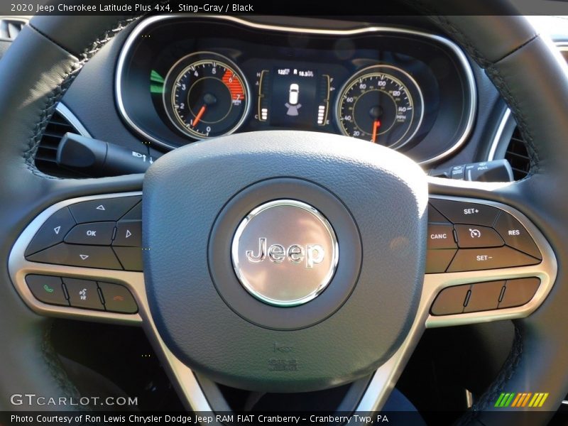 Sting-Gray / Black 2020 Jeep Cherokee Latitude Plus 4x4