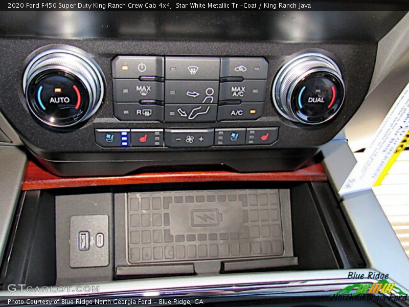 Star White Metallic Tri-Coat / King Ranch Java 2020 Ford F450 Super Duty King Ranch Crew Cab 4x4
