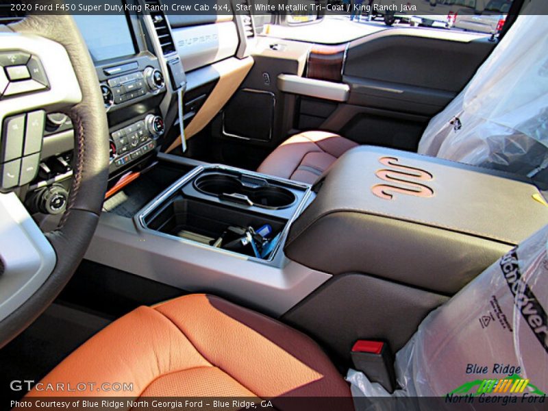 Star White Metallic Tri-Coat / King Ranch Java 2020 Ford F450 Super Duty King Ranch Crew Cab 4x4