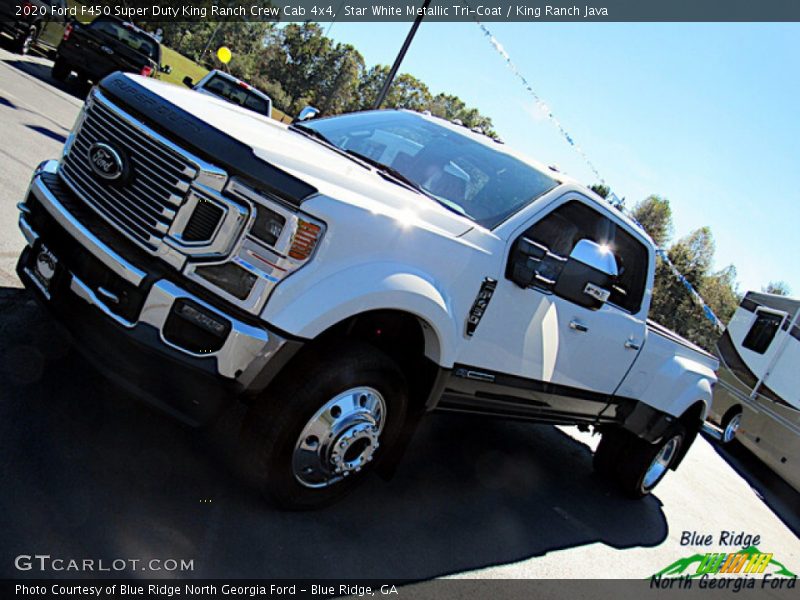 Star White Metallic Tri-Coat / King Ranch Java 2020 Ford F450 Super Duty King Ranch Crew Cab 4x4