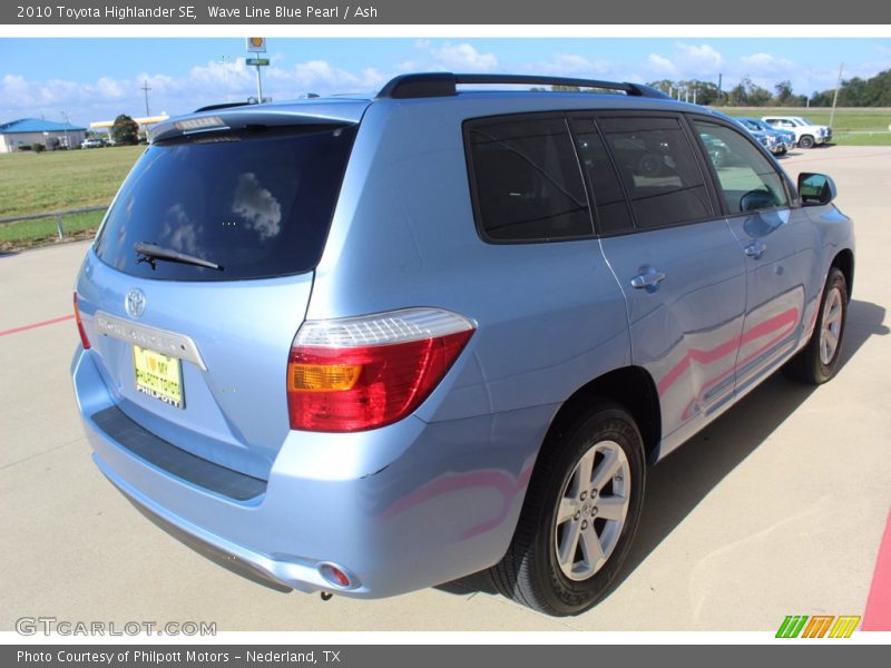 Wave Line Blue Pearl / Ash 2010 Toyota Highlander SE