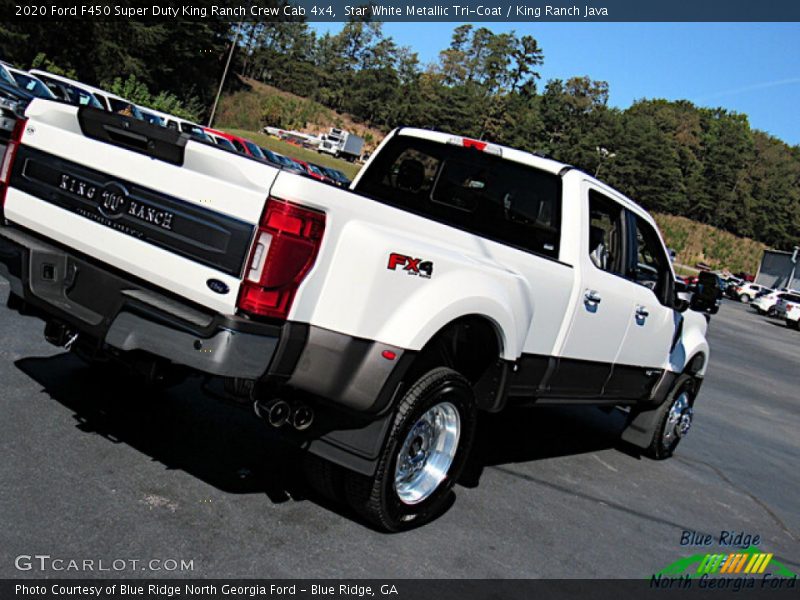 Star White Metallic Tri-Coat / King Ranch Java 2020 Ford F450 Super Duty King Ranch Crew Cab 4x4