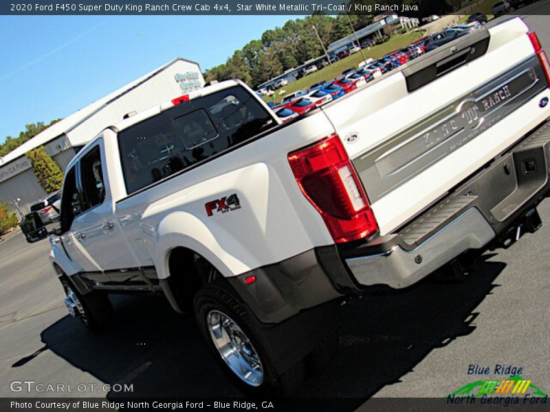 Star White Metallic Tri-Coat / King Ranch Java 2020 Ford F450 Super Duty King Ranch Crew Cab 4x4