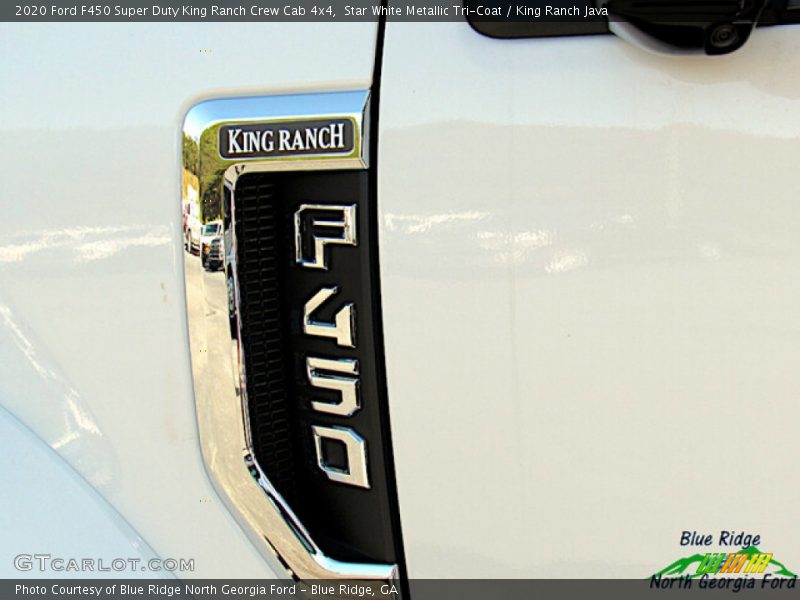 Star White Metallic Tri-Coat / King Ranch Java 2020 Ford F450 Super Duty King Ranch Crew Cab 4x4