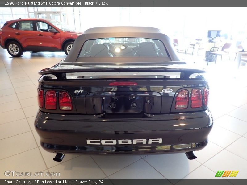 Black / Black 1996 Ford Mustang SVT Cobra Convertible