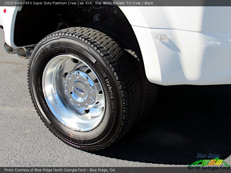 Star White Metallic Tri-Coat / Black 2020 Ford F450 Super Duty Platinum Crew Cab 4x4