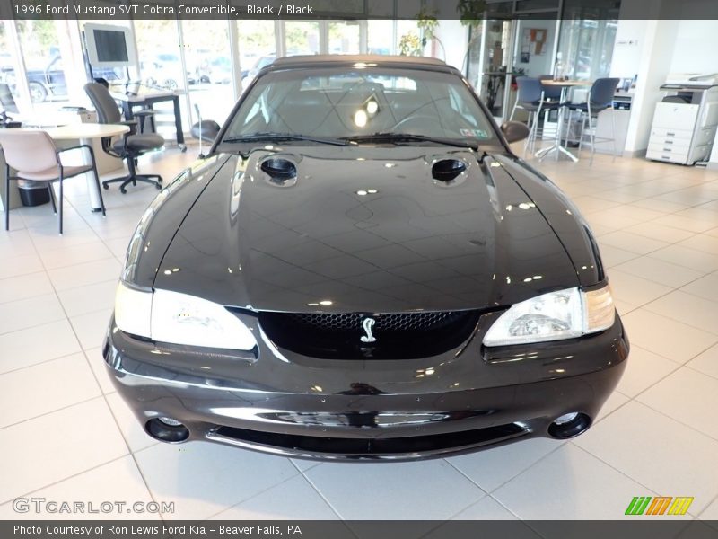 Black / Black 1996 Ford Mustang SVT Cobra Convertible