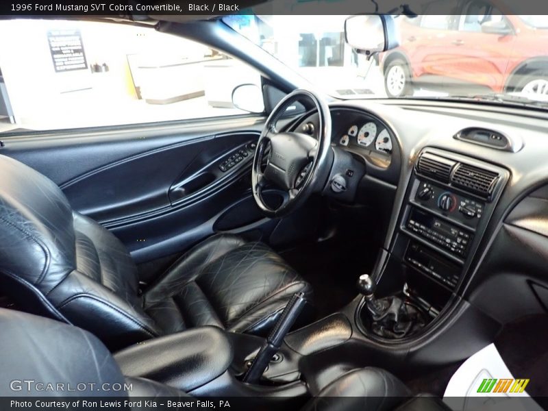  1996 Mustang SVT Cobra Convertible Black Interior