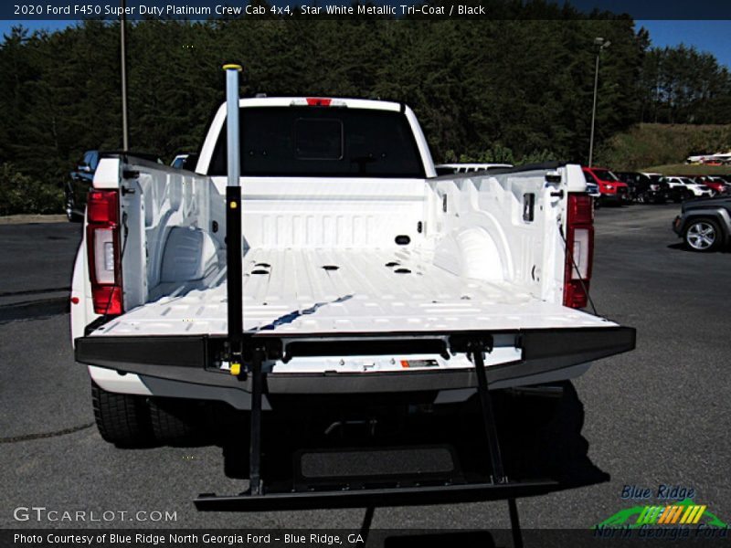 Star White Metallic Tri-Coat / Black 2020 Ford F450 Super Duty Platinum Crew Cab 4x4