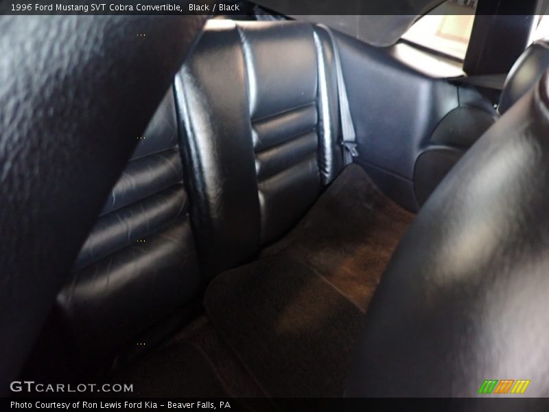 Black / Black 1996 Ford Mustang SVT Cobra Convertible