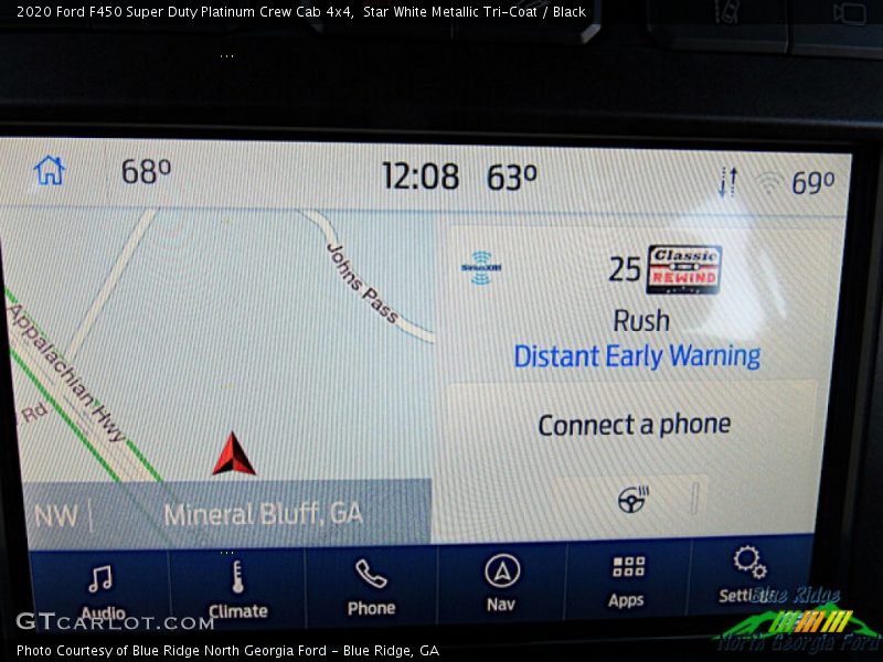 Star White Metallic Tri-Coat / Black 2020 Ford F450 Super Duty Platinum Crew Cab 4x4