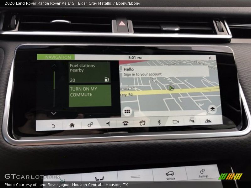 Eiger Gray Metallic / Ebony/Ebony 2020 Land Rover Range Rover Velar S