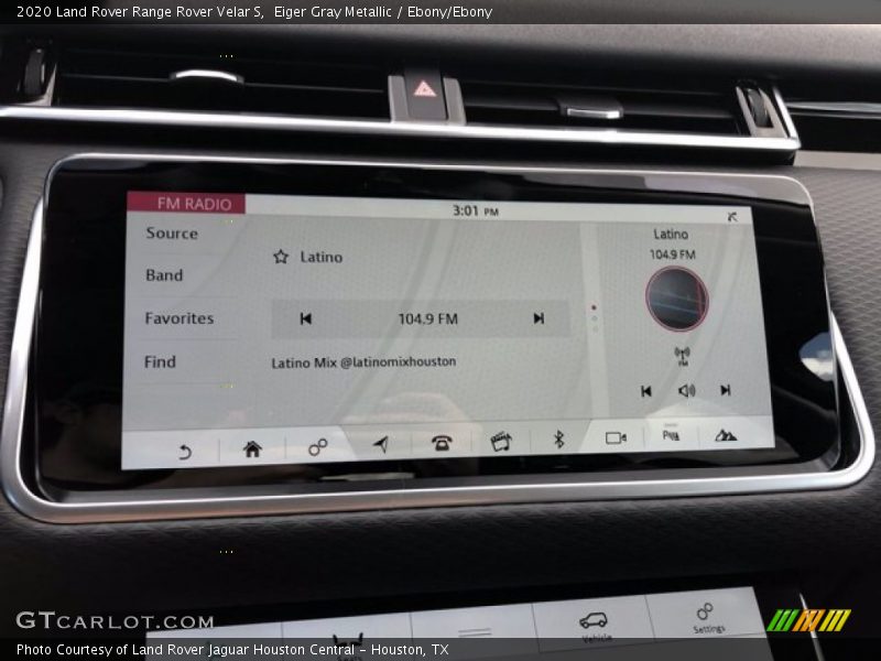 Eiger Gray Metallic / Ebony/Ebony 2020 Land Rover Range Rover Velar S