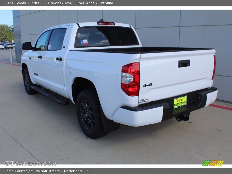 Super White / Graphite 2021 Toyota Tundra SR5 CrewMax 4x4
