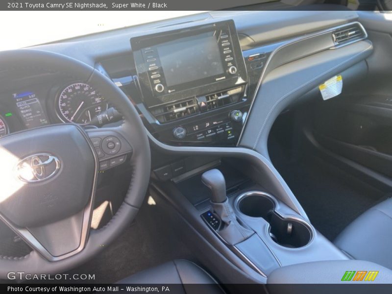 Super White / Black 2021 Toyota Camry SE Nightshade