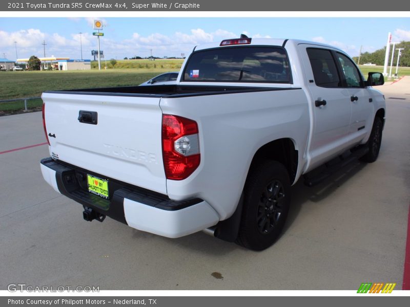 Super White / Graphite 2021 Toyota Tundra SR5 CrewMax 4x4