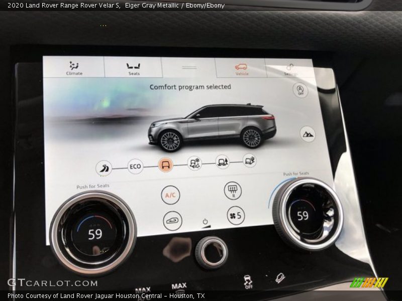 Eiger Gray Metallic / Ebony/Ebony 2020 Land Rover Range Rover Velar S