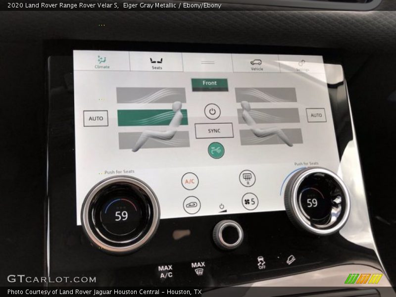 Eiger Gray Metallic / Ebony/Ebony 2020 Land Rover Range Rover Velar S