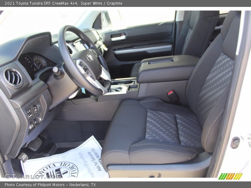 Super White / Graphite 2021 Toyota Tundra SR5 CrewMax 4x4