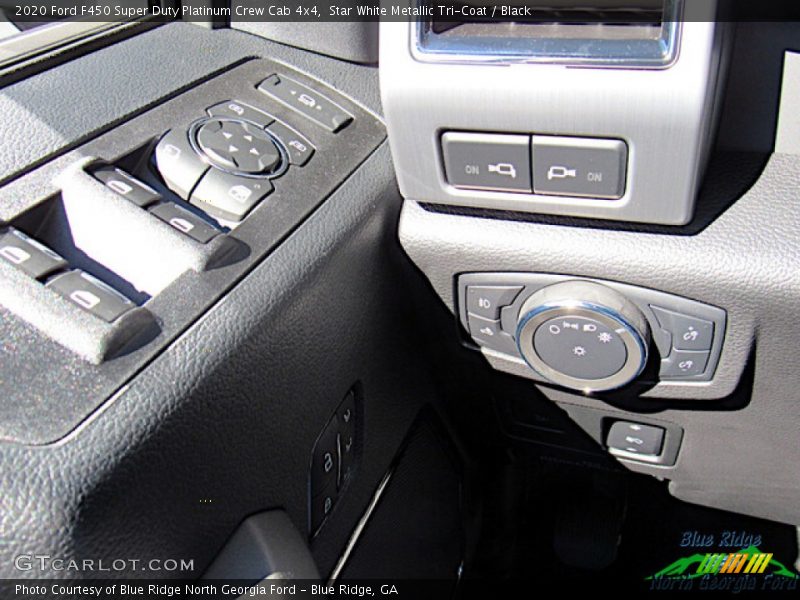 Star White Metallic Tri-Coat / Black 2020 Ford F450 Super Duty Platinum Crew Cab 4x4