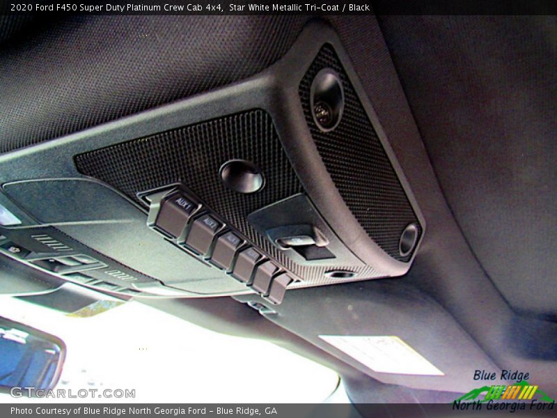 Star White Metallic Tri-Coat / Black 2020 Ford F450 Super Duty Platinum Crew Cab 4x4