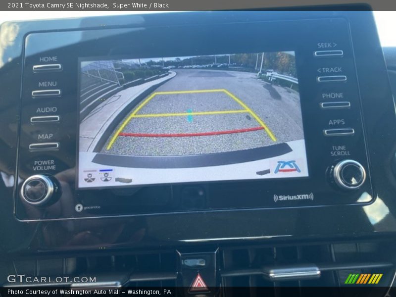Super White / Black 2021 Toyota Camry SE Nightshade